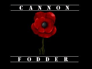Cannon Fodder title screen for Jaguar